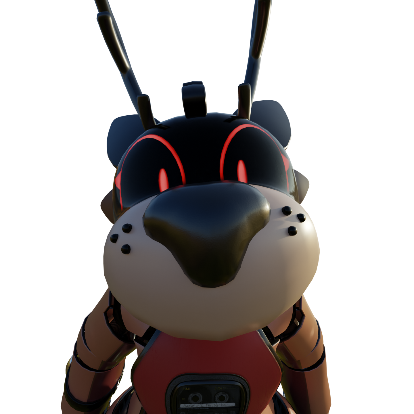 Koye phonodroid sniffs you